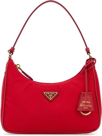 Prada Red Re-Nylon Prada Re-Edition 2005 Shoulder Bag