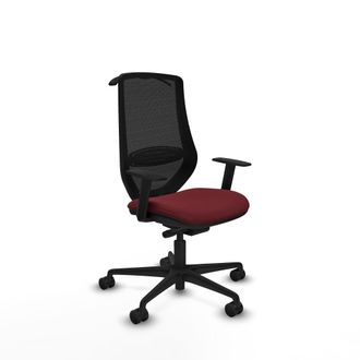 Piqueras y Crespo Piqueras Y Crespo Mardos Traslack Silla Granate Ergon&oacute;mica