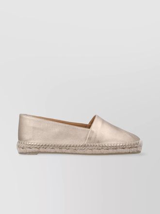 Castaner metallic finish espadrille sole