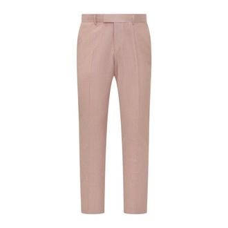 HUGO BOSS Broeken, Heren, Roze, L, Wol, Genius Kostuumbroek
