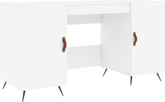 vidaXL Escritorio Madera De Ingenier&iacute;a Blanco 140x50x75 Cm Vidaxl