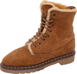 Dr. Martens Anfibio Light Inside Eco Fur Boot - Dames - Veterlaarzen - Bruin - 37 EU - Schoenen