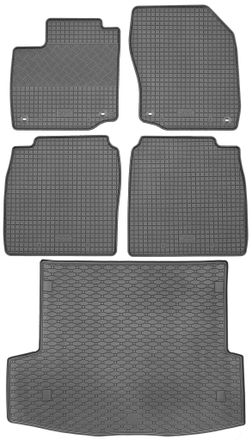 OEM Juego De Alfombrillas De Goma Para Coche Y Alfombrilla Para Maletero Para Honda Civic Ix Estate (febrero De 2014 A Diciembre De 2017)