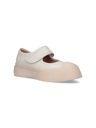 Marni Womens Sneakers Grey Upper: Calf Leather