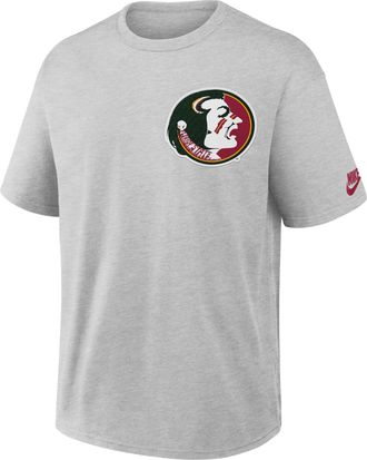Nike Florida State Legacy Max90 Nike Mens College T-Shirt in Grey | 04T606GFSH-612