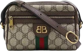 Balenciaga Pre-owned Vintage Shoulder Bag - Dames - Vintage Schoudertas - Bruin - ONE Size - Leer - Vintage