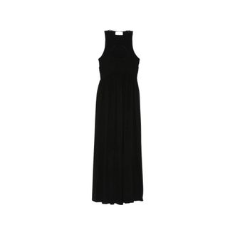 Sportmax Panino Maxi Jurk - Dames - Maxi kleedjes - Zwart - M - Kleedjes