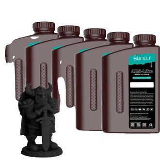 OEM Resina Para Impresi&oacute;n 3d, Lavable Con Agua, Curado Uv R&aacute;pido, Color Negro Similar Al Abs