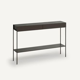 AM.PM Console dubbel plateau, staal, used effect, F&eacute;b&eacute;e