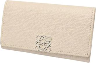 Loewe Pre-owned Wallets, female, Beige, Size: ONE SIZE Pre-owned Leather Key-holder