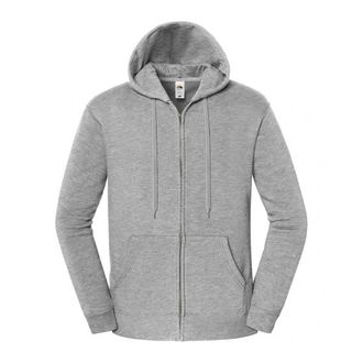 Fruit Of The Loom Fruit of the Loom Heren Iconic Premium Full Zip Hoodie (Atletische Heide)