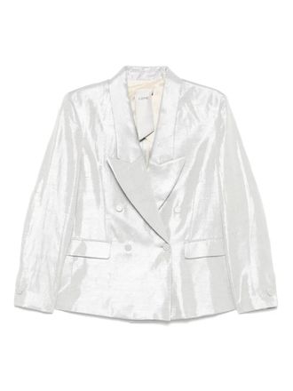 Rame Metallic blazer - Zilver