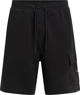 Calvin Klein katoenen shorts met elastische taille - Heren - Korte Broeken - Zwart - L - Katoen - Korte Broeken