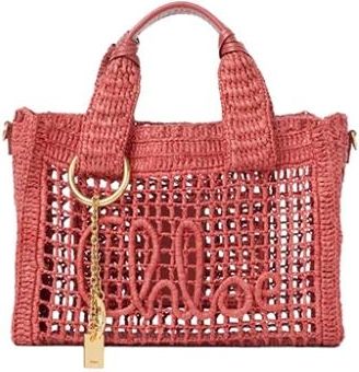 Chlo&eacute; Dames, Tassen, Rood, Maat: ONE Size Leer