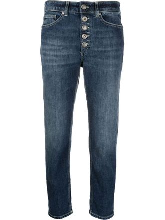 Dondup Jeans a vita alta - Blu