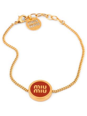 Miu Miu Enameled Metal Bracelet Accessories