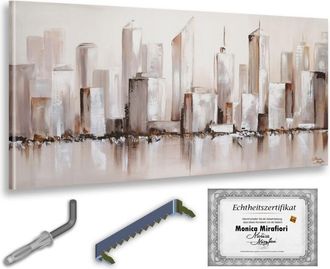 OEM Monica Mirafiori I Cuadro Aglomeraci&oacute;n I 140x70cm Cuadro Pintado A Mano Cuadro Acr&iacute;lico Cuadro Acr&iacute;lico De Gran Formato I Arte Moderno I Cuadros Art&iacute;s