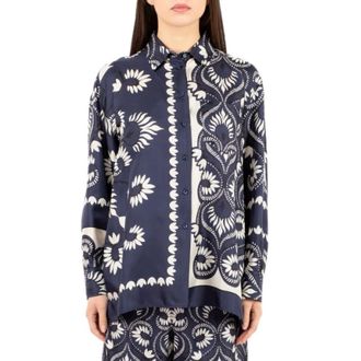Max Mara Dames, Blouses & Shirts, Blauw, Maat: XL