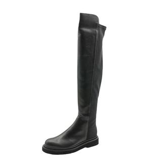 Guglielmo Rotta Kiera Over-knee Laars - Dames - Schoenen - Zwart - Maat: 39 EU Leer