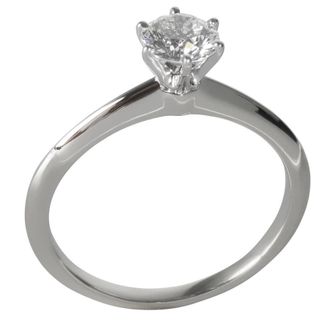 Tiffany & Co. Pre-Owned Tiffany & Co. 0.76 ct Round Brilliant Diamond Engagement Ring