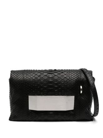 Rick Owens Borsa messenger Pillow Griffin - Nero