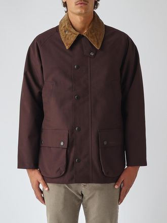 Barbour Giacca Bedale in cotone cerato antivento con collo in velluto