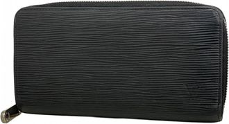 Louis Vuitton Noir Long Wallet (Bi-Fold) (Pre-Owned)