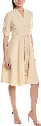 Sharagano Short Sleeve Shirtdress