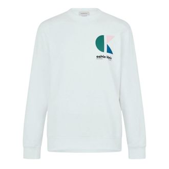 Calvin Klein Heren Bauhaus Sweatshirt (Helder wit)