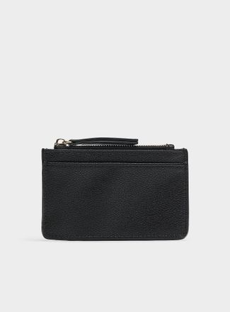 Simons Womens Solid textured card holder