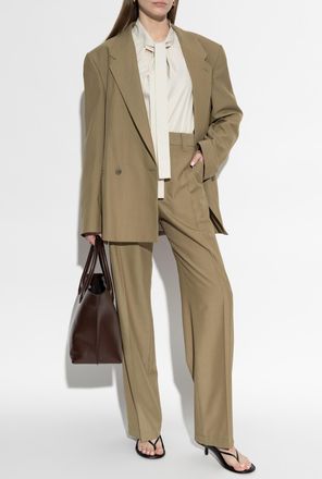 Christophe Lemaire Cotton Shirt, Womens, Cream