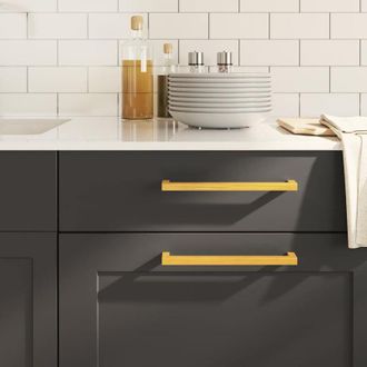 vidaXL Maniglie per Mobili 20 pz Oro 224 mm in Acciaio Inox - Vidaxl