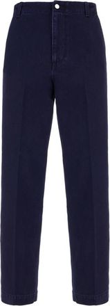 Gucci Washed Denim Pant met Reli&euml;f Label - Heren - Regular Fit Jeans - Blauw - S - Denim - Jeans