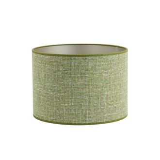 Light & Living Pantalla De L&aacute;mpara - Tweed - Verde - Textil - &Oslash; - Light&living