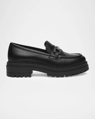 Nero Giardini 40mm Leather Horsebit Loafers