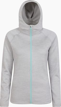 Mountain Warehouse Womens Mountain Warehouse Womens/Ladies Dynamic Chakra IsoCool Hoodie - Grey - Size: 20