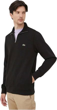 Lacoste Heren, Sweatshirts & Hoodies, Zwart, Maat: 3XL Katoen