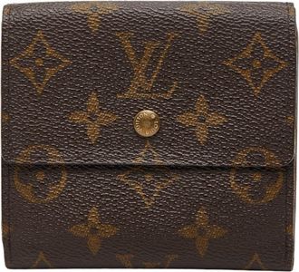 Louis Vuitton Brown Pvc Leather Wallet (Bi-Fold) (Pre-Owned)