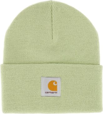 Carhartt Work in Progress Light Green Watch Logo Beanie