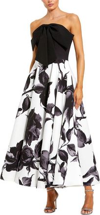 Mac Duggal Printed Midi Dress