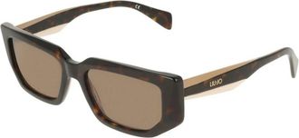 Liu Jo Authentieke Bril met Topkwaliteit - Dames - Zonnebrillen - Bruin - 53 MM - Accessoires