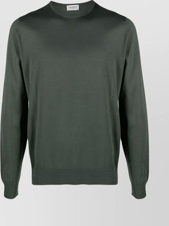 John Smedley ribbed crew neck sweater