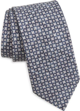 BOSS Silk Tie in Dark Blue at Nordstrom