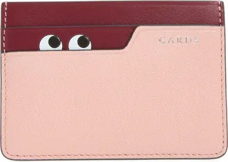 Anya Hindmarch Peeping Eyes Leather Case Case in Shell Pink at Nordstrom