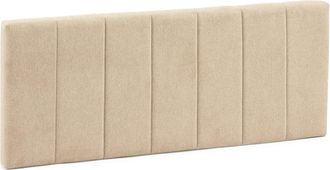 HOMN Cabecero tapizado 140x60 cm color beige, para cama 135 cm