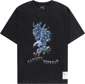 SATISFY Relaxed Fit Flaming Eagle T-Shirt