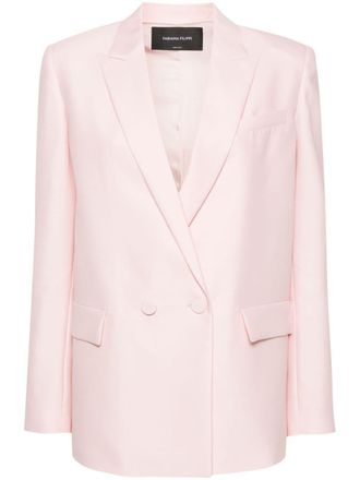 Fabiana Filippi Blazer doppiopetto - Rosa
