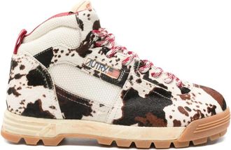Autry Malga Mid Sneakers - Dames - Veterlaarzen - Veelkleurig - 36 EU - Katoen - Schoenen