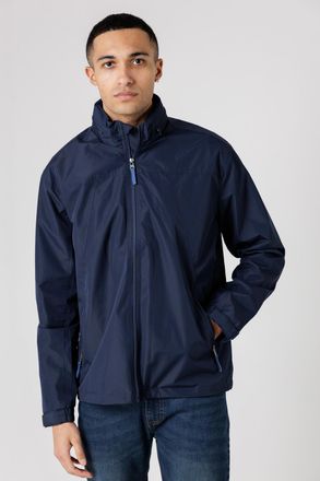Kensington Eastside Mens Navy Lightweight Funnel Neck Zip Jacket - Size X-Large