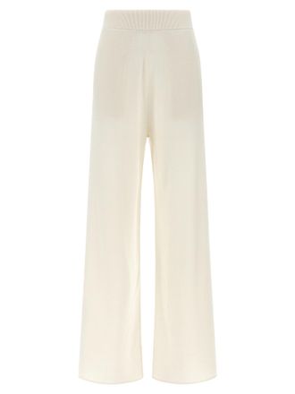 Max Mara White Cashmere Casual Womens Pants